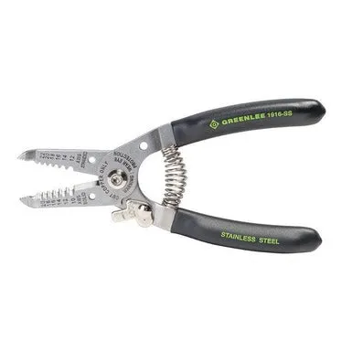 Wire Stripper/Cutter - Greenlee Stainless Wire Stripper/Cutter,  1916-SS