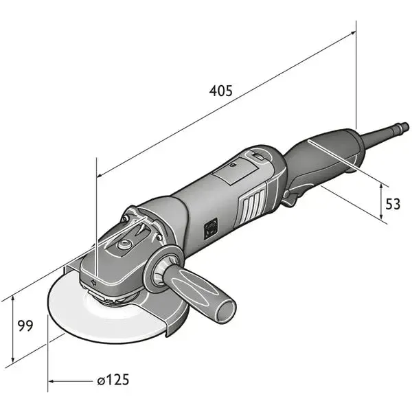 WSG 11-125 RT 5" Compact Angle Grinder