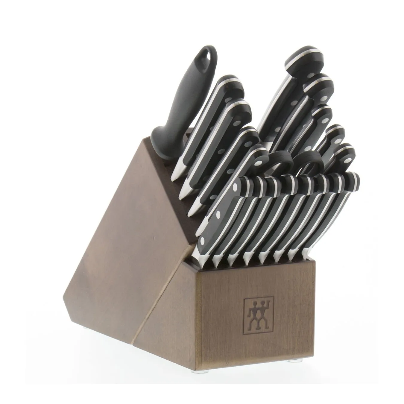 Zwilling Pro 20-Piece Knife Block Set - Brown