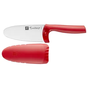 ZWILLING TWINNY 4"  KIDS CHEF'S KNIFE - Red